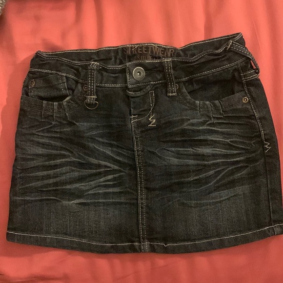 Streetwear Society Dresses & Skirts - Streetwear Society Lowrise Jean Skirt